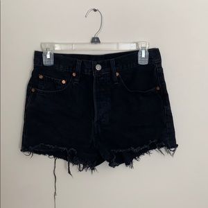 Black Levi shorts